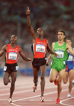 Noah Ngeny, Kenya (guld)
