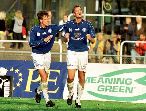 Mika Kottila och Jonas Nilsson, Trelleborg jubel