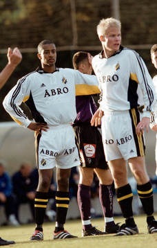 Benjamin Kibebe och David Ljung, AIK