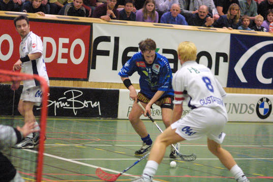 Innebandy, SM-final, Warberg - Haninge. Mikael Andersson,