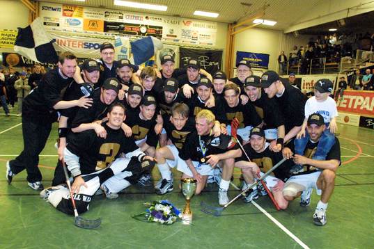 Haninge svenska mästare i innebandy 2001