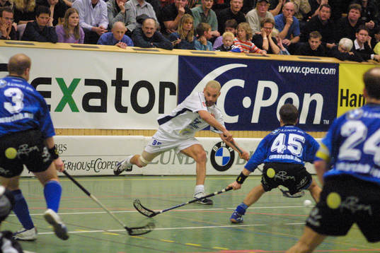 Innebandy, SM-final, Warberg - Haninge. Jonathan Kronstrand