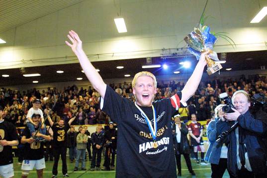 Johannes Gustavsson, Haninge jublar över SM-guldet