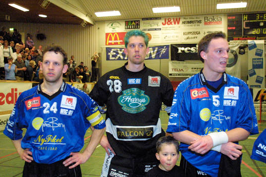Innebandy, SM-final, Warberg - Haninge. Varbergs Isac