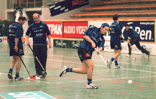 Innebandy, SM-final, Warberg – Haninge, Uppvärmning