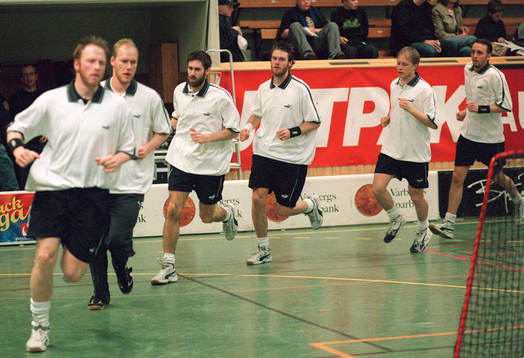 Innebandy, SM-final, Warberg – Haninge, Uppvärmning