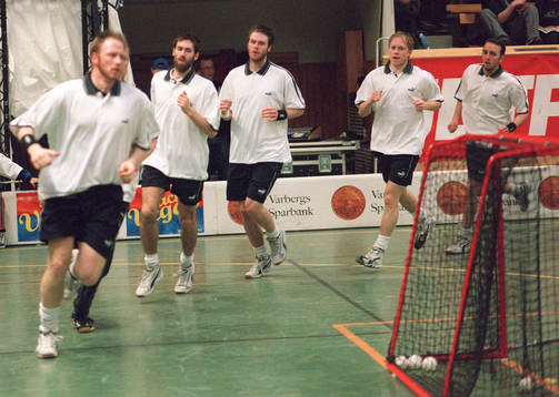 Innebandy, SM-final, Warberg – Haninge, Uppvärmning