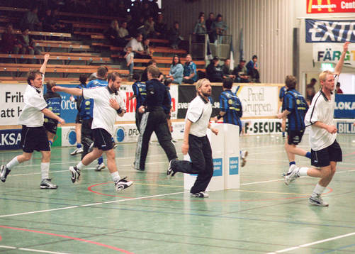 Innebandy, SM-final, Warberg – Haninge, Uppvärmning