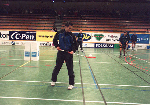 Innebandy, SM-final, Warberg – Haninge, Uppvärmning