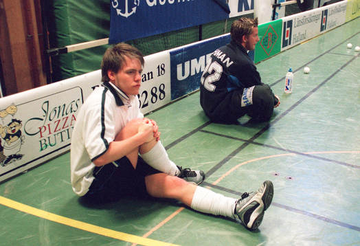 Innebandy, SM-final, Warberg – Haninge, Uppvärmning