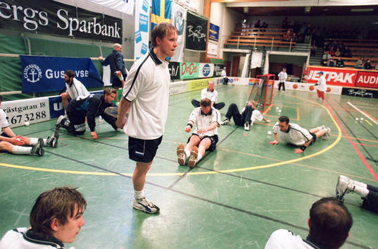 Innebandy, SM-final, Warberg – Haninge, Uppvärmning