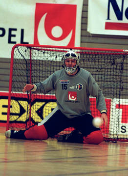 Innebandy, 4-nationers, Sverige -  Norge. Niclas Olofsson,