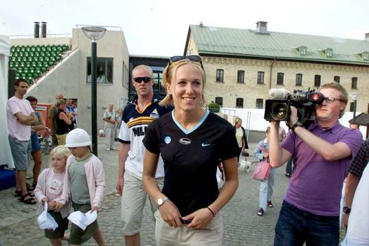 Friidrott, höjdhopp, Båstad. Höjdhoppsgala. Kajsa