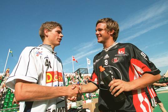 Båstad Outdoor Open 2001. Båda killarna har