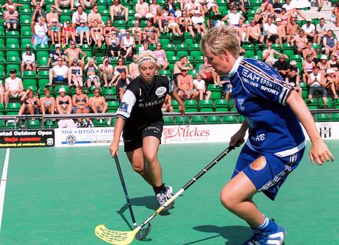 Båstad Outdoor Open 2001. Damfinal, Halmstad - Falun