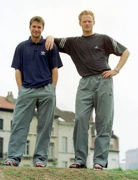 Fotboll, Bryssel, Stefan Selakovic och Michael Svensson