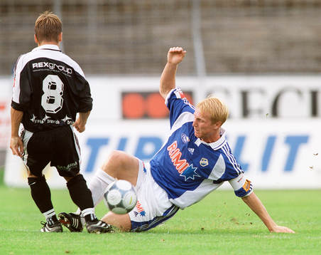 Petter Hansson, Halmstad BK och Daniel Näsholm, GIF