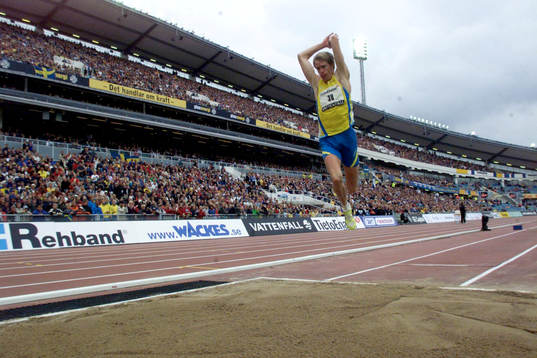 Friidrott, tresteg, Finnkampen, Christian Olsson, 17.01