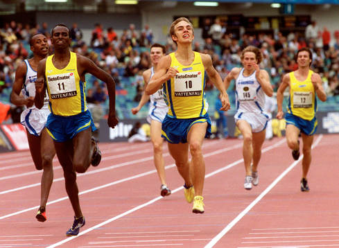 800 m, Rizak Dirshe vann före Rickard Pell(10)