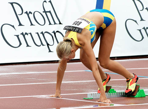 Linda Spetz, Sverige, 400 m flickor