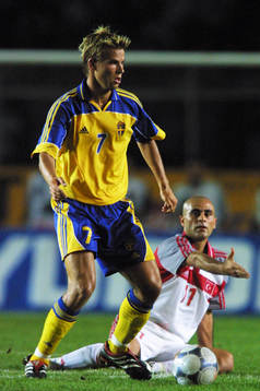 Niclas Alexandersson, Sverige med bollen
