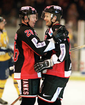Ishockey, elitserien, Malmö - HV 71. Mikael Wahlberg,