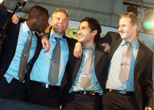 Patrik Mazila, Lars Eriksson, Suleyman Sleyman och Peter