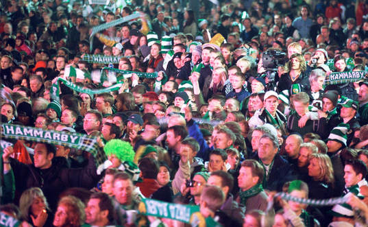 Hammarby firas av fansen