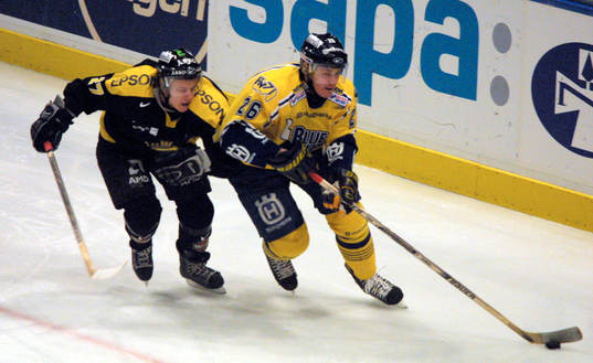 Ishockey, Elitserien. AIK- HV71. Peter Kumpulainen, AIK och