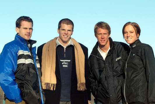 Stefan Holm, Staffan Strand, Christian Olsson och  Kajsa