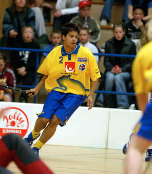 Innebandy. Sara Bergström