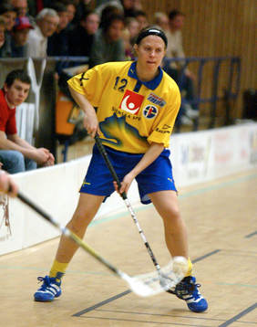 Innebandy. Belinda Holmqvist