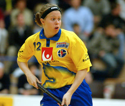 Innebandy. Belinda Holmqvist