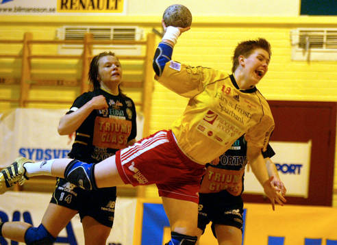 Handboll. Dam. SM-final. Team Skåne - Sävehof. Marina