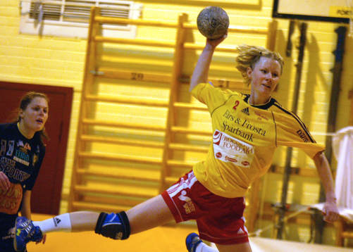Handboll. Dam. SM-final. Team Skåne - Sävehof. Emma