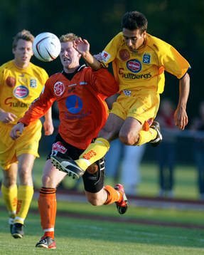 Ängelholms FF - Mjällby AIF. Linus Isberg, Mjällby.