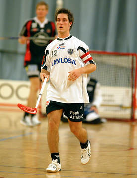 Innebandy,  elitserien, Högaborg - Pixbo. Marck Lundberg,