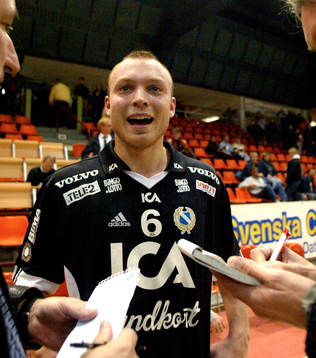 Handboll, elitserien,  Redbergslid. Henrik Lundsdtröm - en