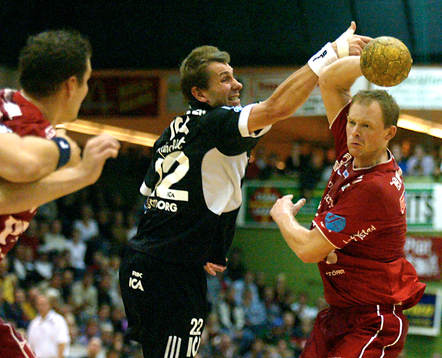 Handboll, elitserien, Ystad - Redbergslid. Magnus Wislander