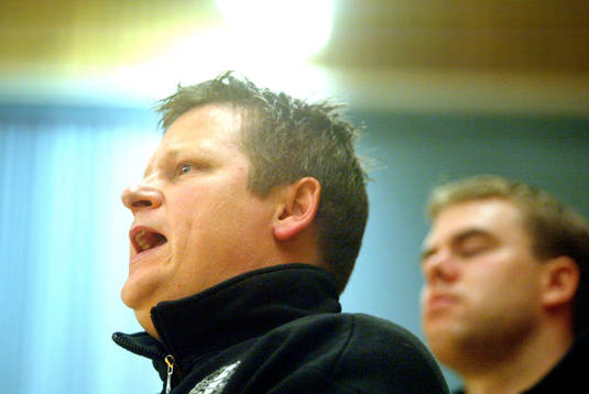 Glenn Stjernkvist och Staffan Nordhöj, tränare, Högaborg