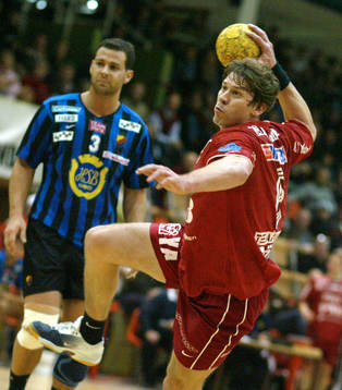 Handboll, Elitserien, Ystad - Djurgården. Urban Wrangel,