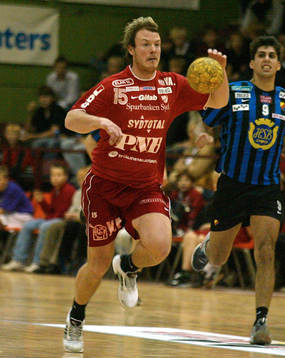 Handboll , Elitserien, Ystad - Djurgården. Alexander