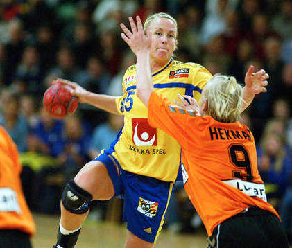 Åsa Eriksson, Sverige gör ett av sina mål