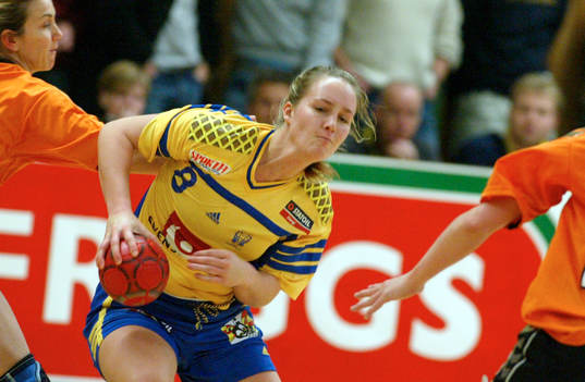 Sverige - Holland. Helena Andersson, Sverige