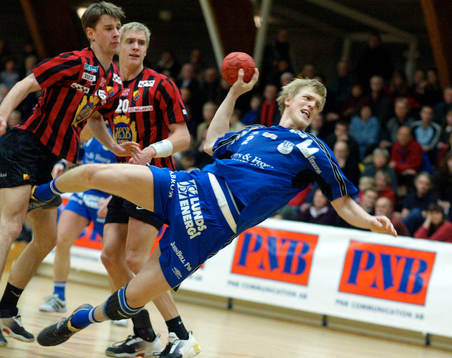 Handboll, elitserien, H 43 - Djurgården. Tobias Fält