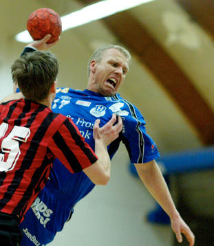 Handboll. Elitserien. H43 - Djurgården. Henrik Kronborg,