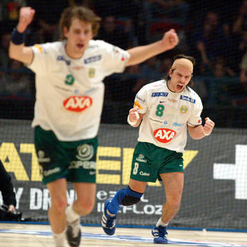 Jakob Sundberg och Micael Schjölin, Hammarby, jubel