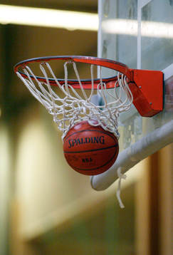 Korg, boll, basketboll