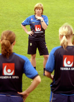 Marika Domanski-Lyfors, tränare, förbundskapten