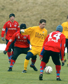 Pontus Andersson attakerar Martin Fribrock, Helsingborg